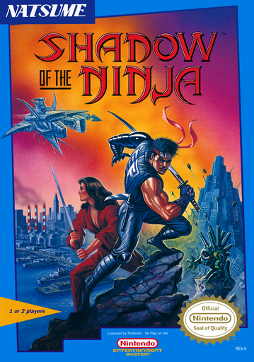 Shadow of the Ninja (USA) box art